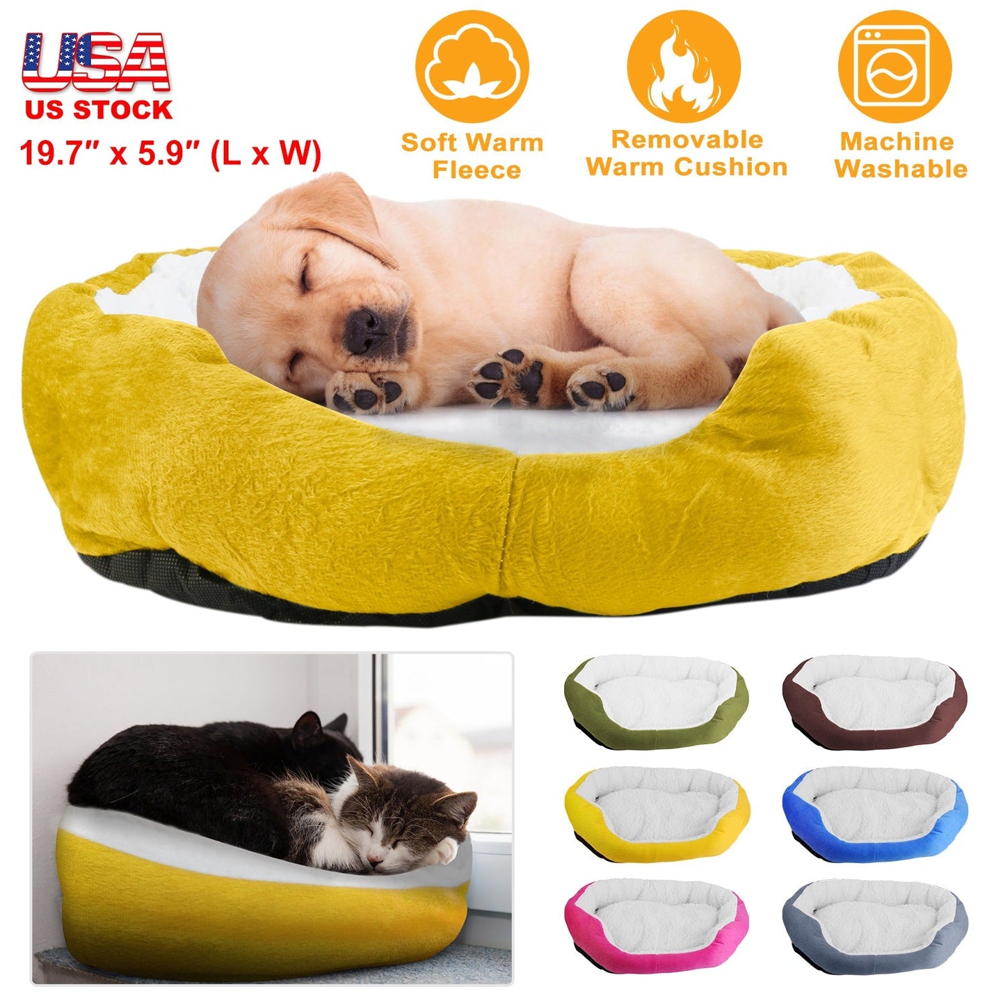 Lamb Cashmere Soft Dog Bed
