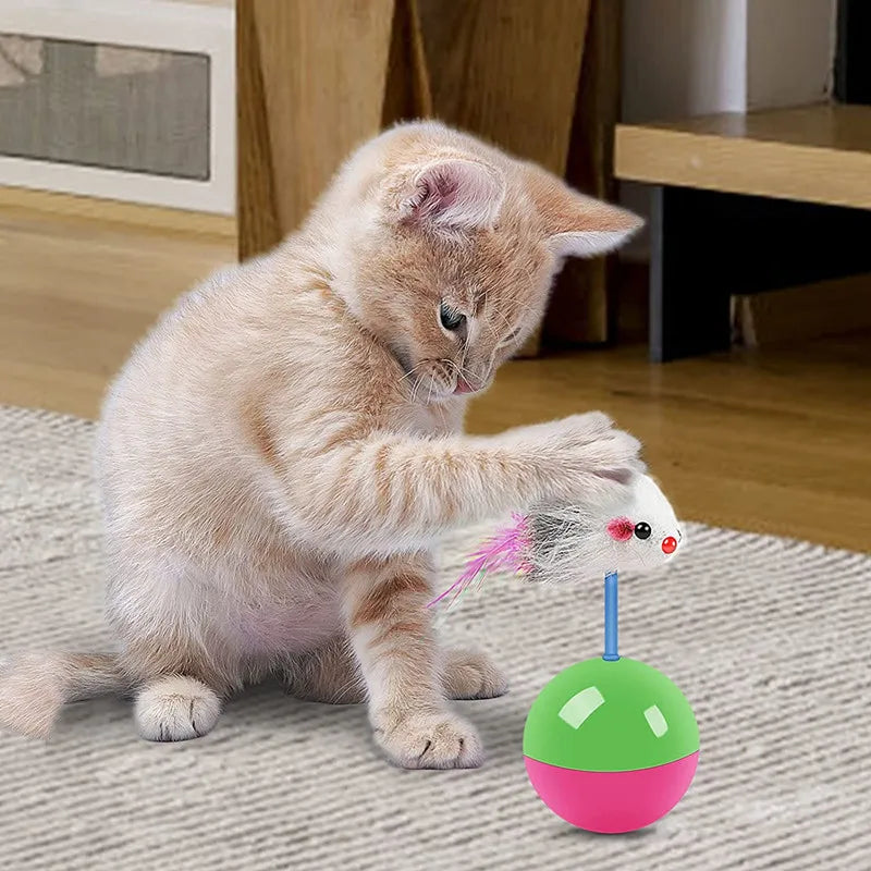 Cat Toys Set – Mouse & Teasing Interactive Pet Toys