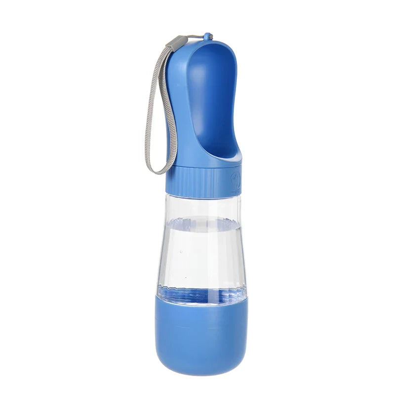 2-in-1 Dog Water Bottle & Food Dispenser – Portable