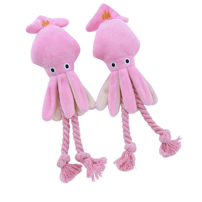 Octopus Cotton String Pet Toy – Teeth Cleaning & Interactive