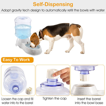 3.5L / 1Gal Pet Water Dispenser – Automatic Hydration