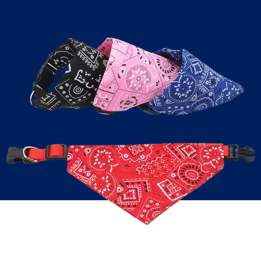 Adjustable Pet Bandana Scarf – Stylish & Comfortable