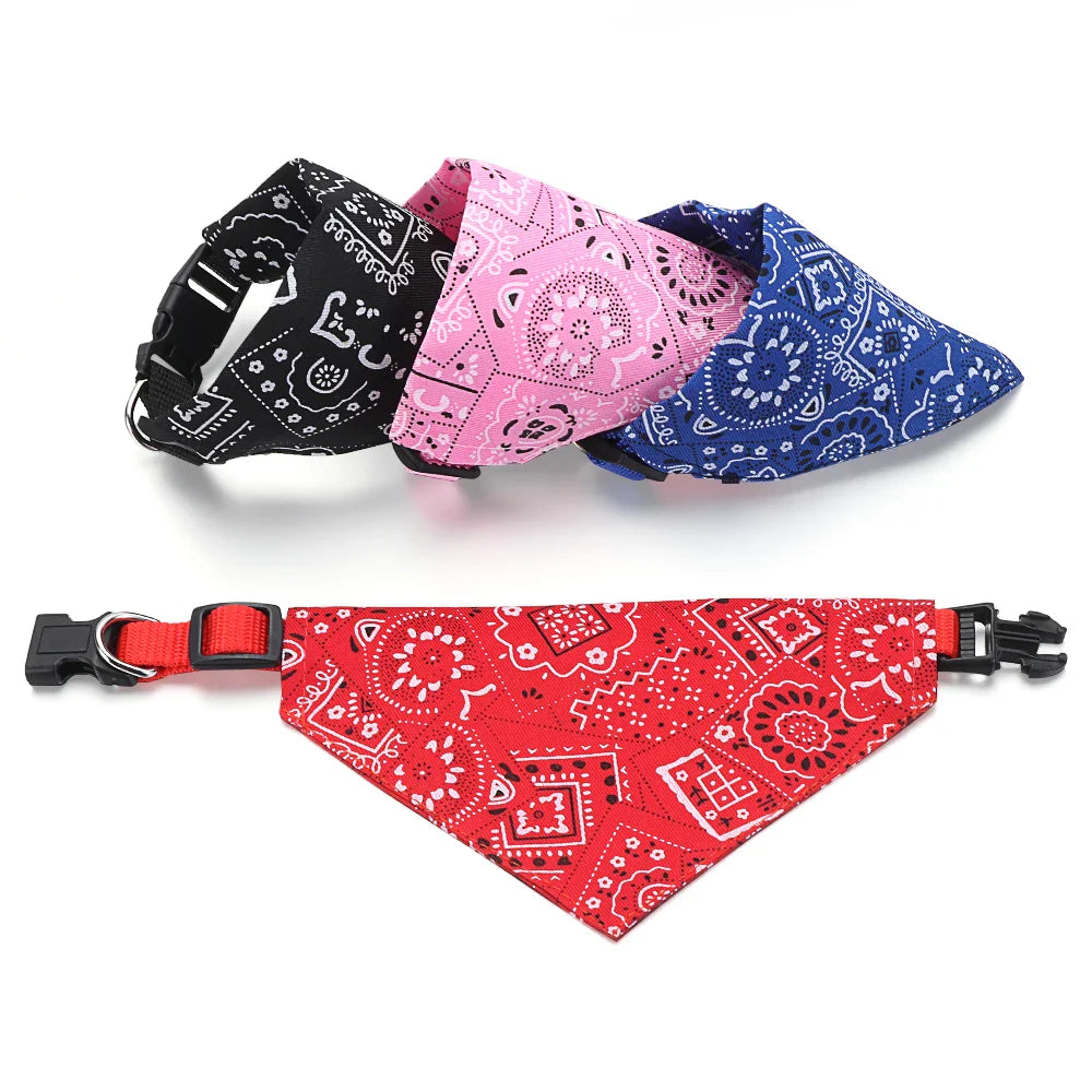 Adjustable Pet Bandana Scarf – Stylish & Comfortable