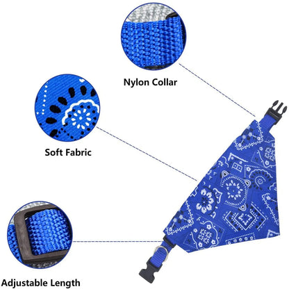 Adjustable Pet Bandana Scarf – Stylish & Comfortable
