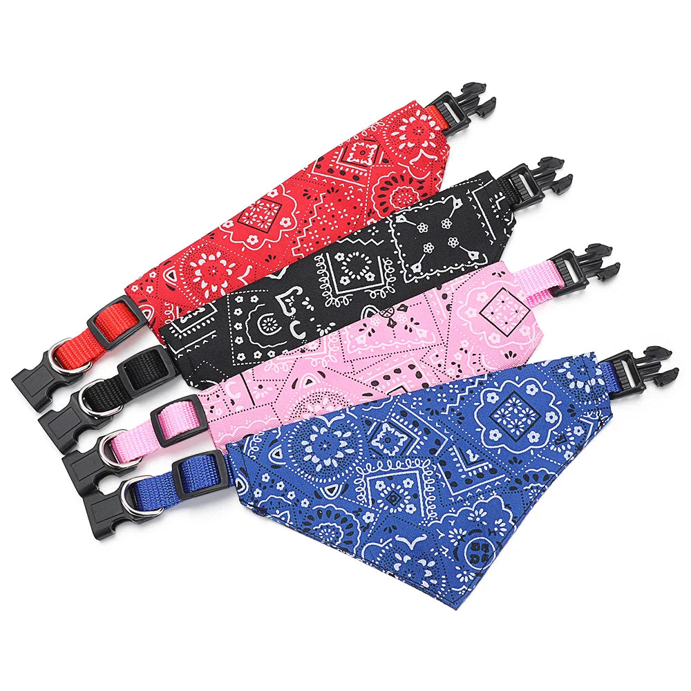 Adjustable Pet Bandana Scarf – Stylish & Comfortable