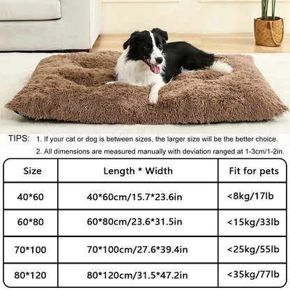 Plush Soft Dog & Cat Bed – Cozy Pet Sleeping Sofa