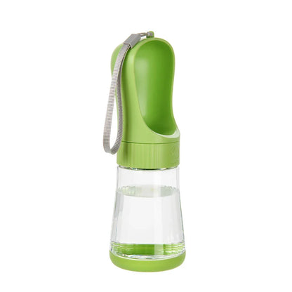 2-in-1 Dog Water Bottle & Food Dispenser – Portable