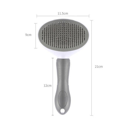 Self-Cleaning Pet Hair Remover Brush – Dog & Cat Grooming