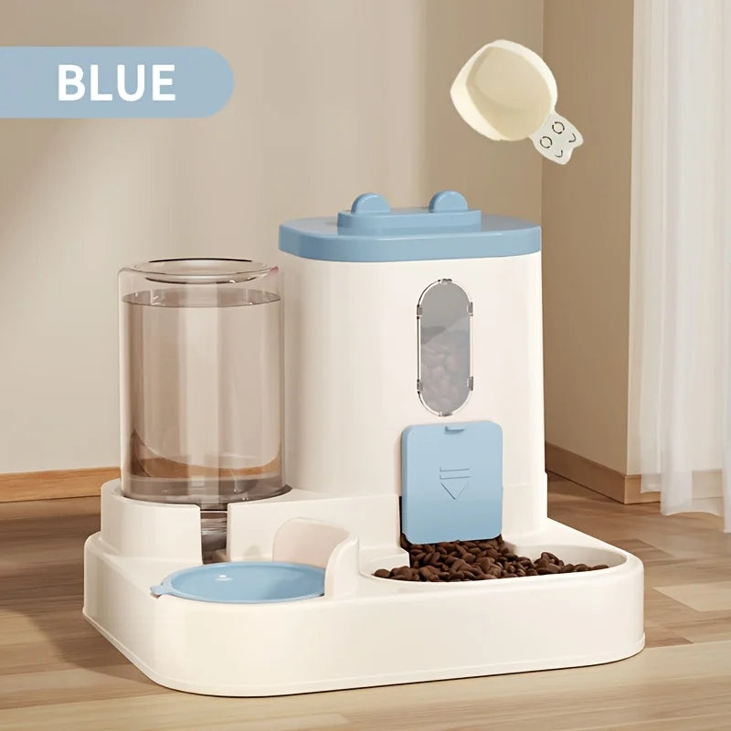2-in-1 Automatic Pet Food & Water Dispenser