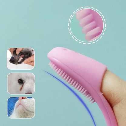 Soft Silicone Finger Brush – Pet Dental & Eye Care