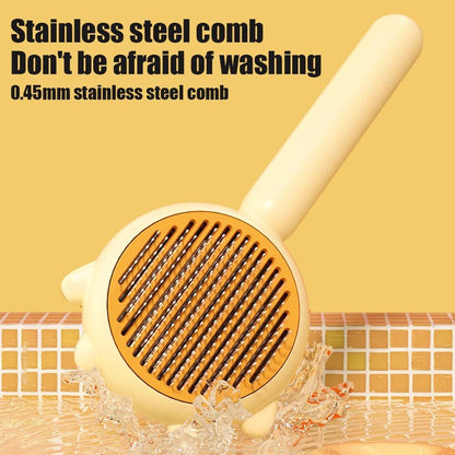 Cat & Dog Grooming Comb – Hair Removal & Massage Brush