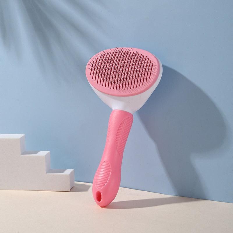 Self-Cleaning Pet Hair Remover Brush – Dog & Cat Grooming