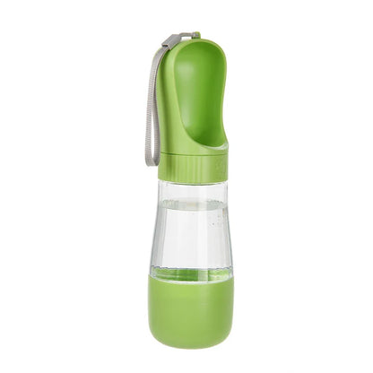 2-in-1 Dog Water Bottle & Food Dispenser – Portable