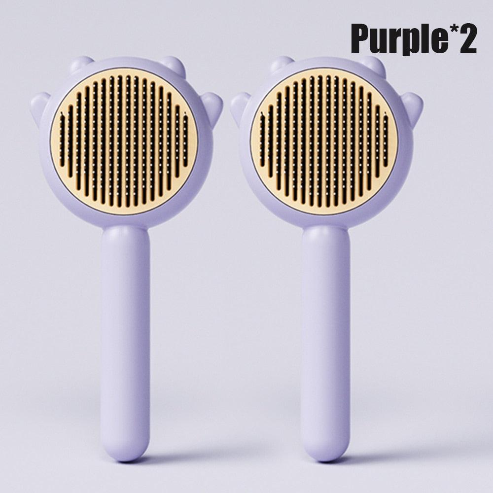 Cat & Dog Grooming Comb – Hair Removal & Massage Brush