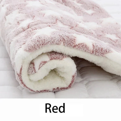 Flannel Pet Sleeping Mat & Dog Bed for Crates