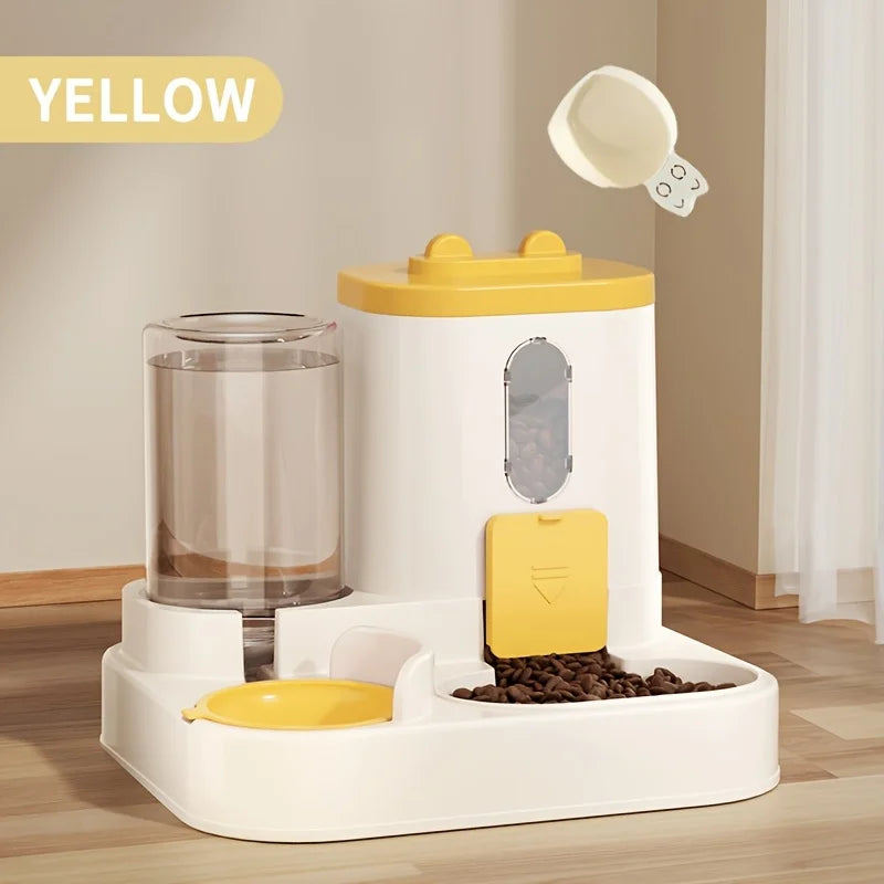 2-in-1 Automatic Pet Food & Water Dispenser