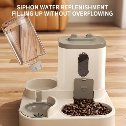 2-in-1 Automatic Pet Food & Water Dispenser