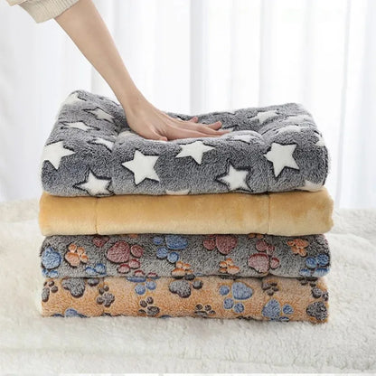 Flannel Pet Sleeping Mat & Dog Bed for Crates