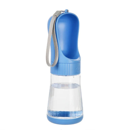 2-in-1 Dog Water Bottle & Food Dispenser – Portable