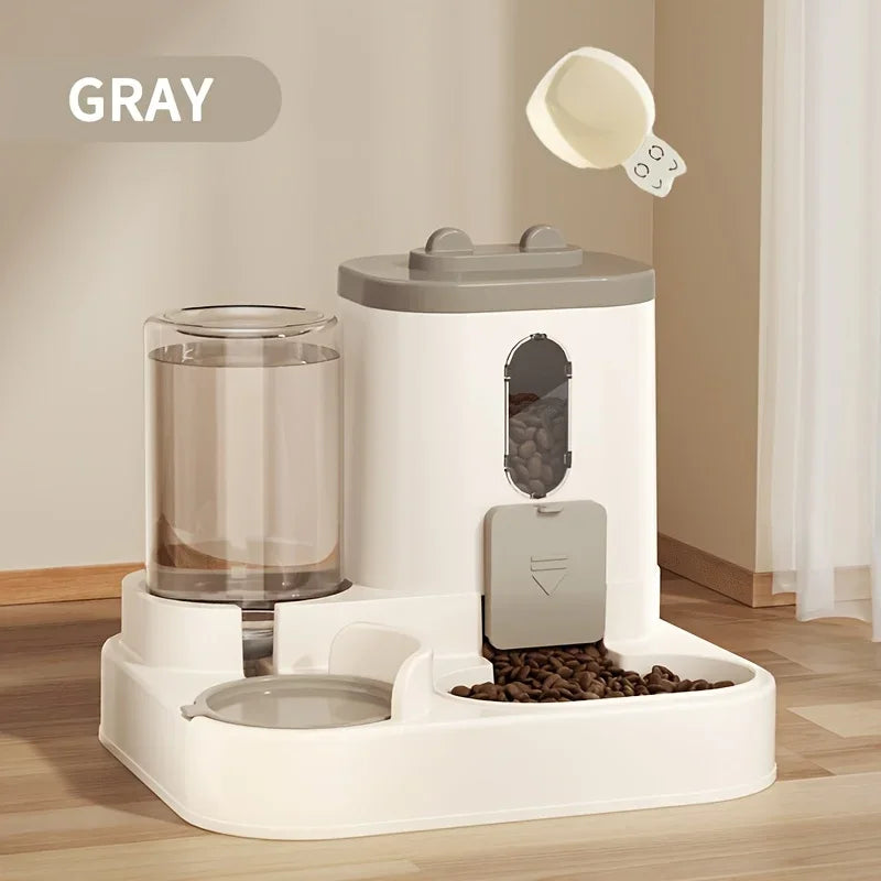 2-in-1 Automatic Pet Food & Water Dispenser
