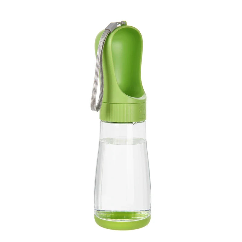 2-in-1 Dog Water Bottle & Food Dispenser – Portable
