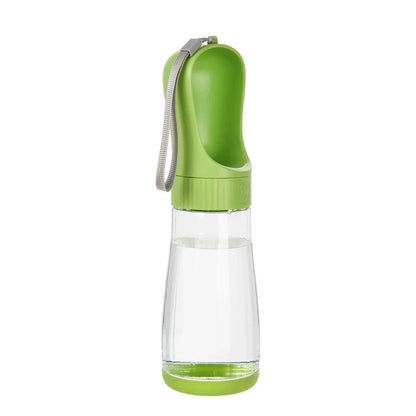 2-in-1 Dog Water Bottle & Food Dispenser – Portable