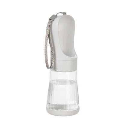 2-in-1 Dog Water Bottle & Food Dispenser – Portable