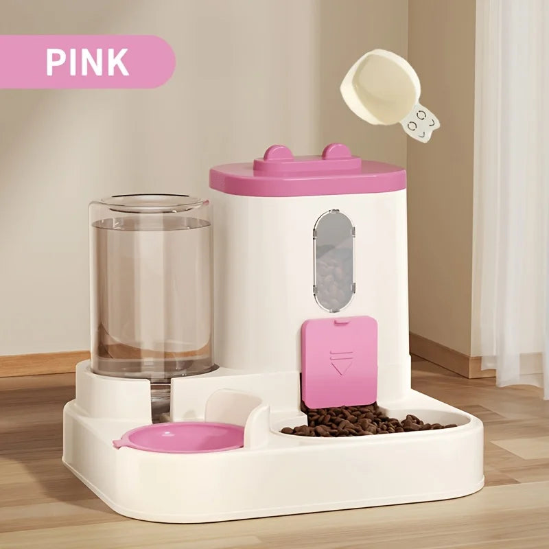 2-in-1 Automatic Pet Food & Water Dispenser