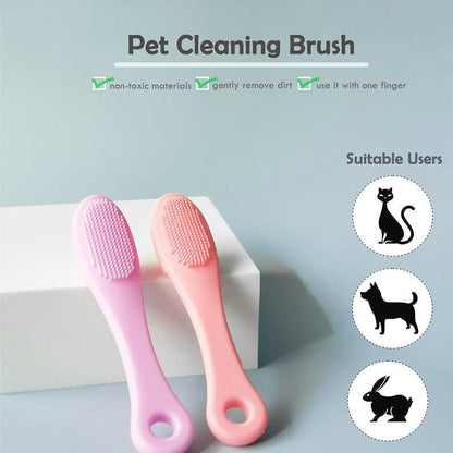 Soft Silicone Finger Brush – Pet Dental & Eye Care