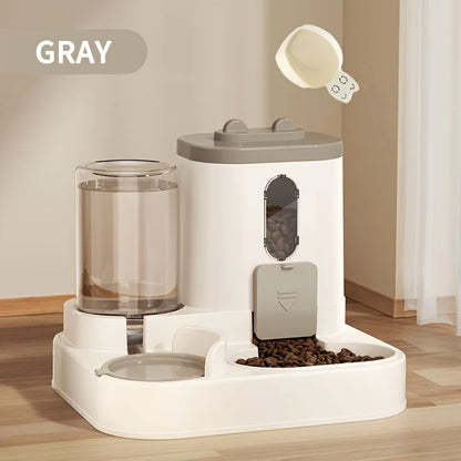 2-in-1 Automatic Pet Food & Water Dispenser
