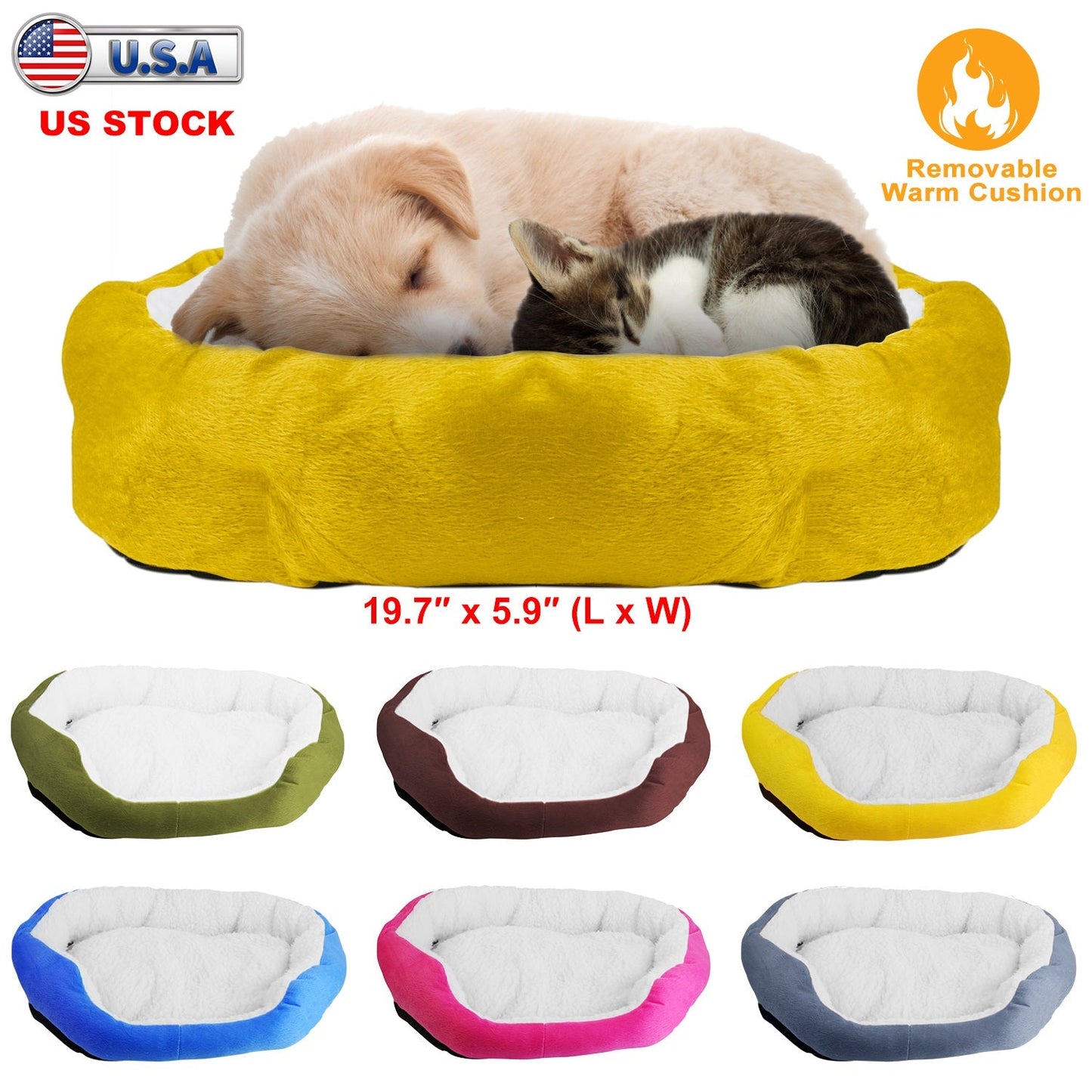 Lamb Cashmere Soft Dog Bed
