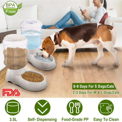 3.5L / 1Gal Pet Water Dispenser – Automatic Hydration