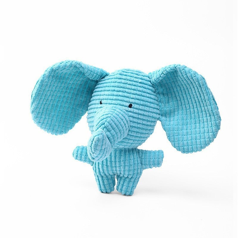 Milou & Lumi Pet Plush Squeaky Toy - Elephant