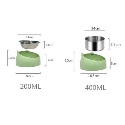Stainless Steel Cat & Small Pet Bowl – Easy Clean