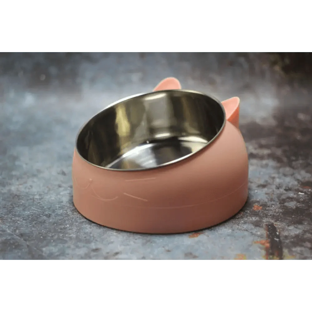 Stainless Steel Cat & Small Pet Bowl – Easy Clean