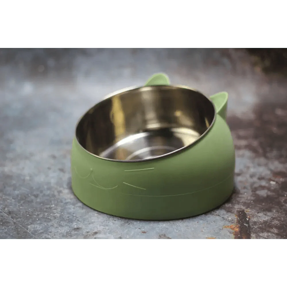 Stainless Steel Cat & Small Pet Bowl – Easy Clean