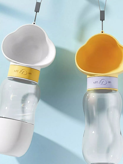 Portable 2-in-1 Pet Water and Food Bowl