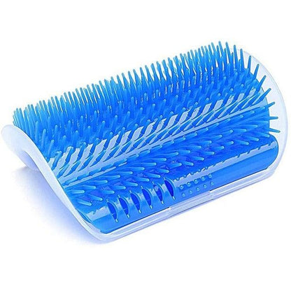 Self-Groomer Cat Brush – Interactive Massager & Toy