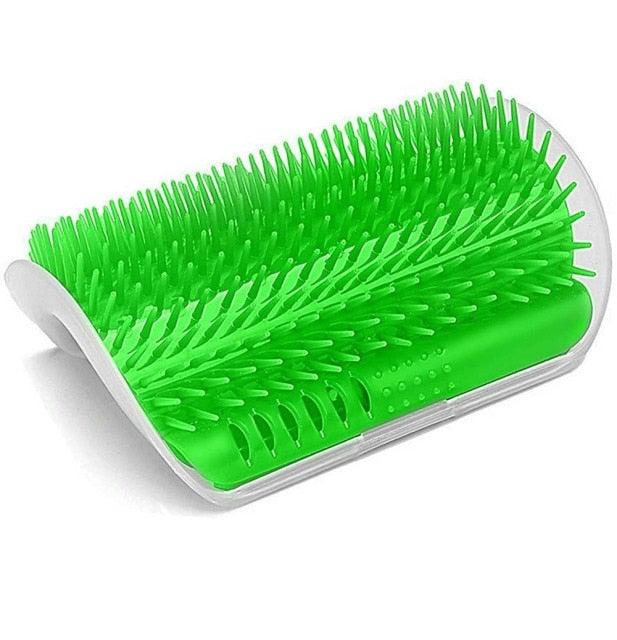 Self-Groomer Cat Brush – Interactive Massager & Toy